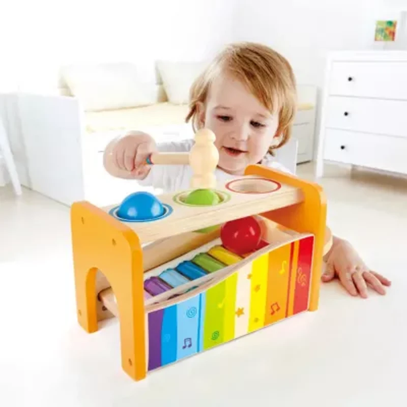 Hape Pound & Tap Bench With Xylophone Musical Instrument