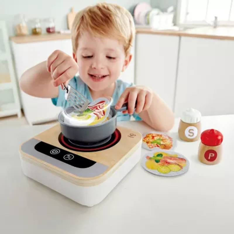 Hape Fun Fan Fryer - 7 Pieces Play Kitchen