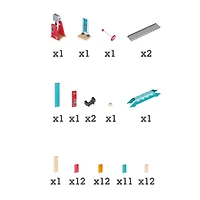 Hape Domino Ball Set: Mighty Hammer Dominoes