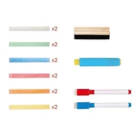 Hape Store & Go Easle: Double-Sided 5-pc. Easel
