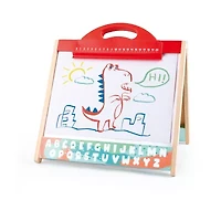 Hape Store & Go Easle: Double-Sided 5-pc. Easel