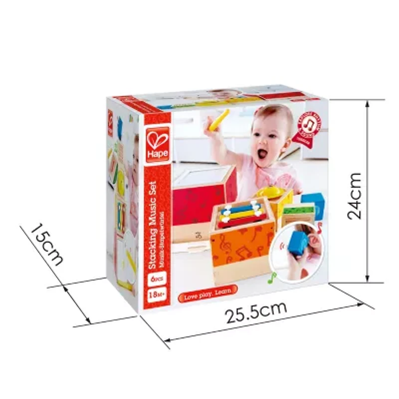 Hape Odyssey Stacking Music Set Interactive Toy