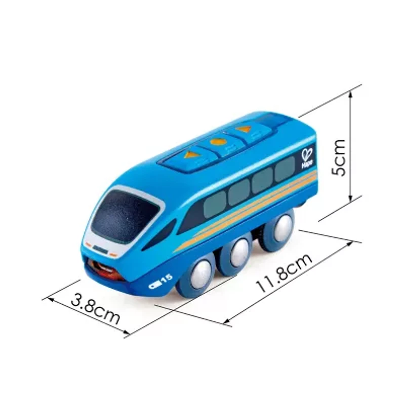 Hape Remote Control Engine Train: Blue Interactive Toy