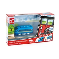 Hape Remote Control Engine Train: Blue Interactive Toy