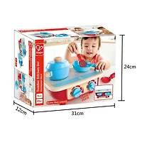 Hape Toddler Kitchen Set - 6 Piece Play Kitchen