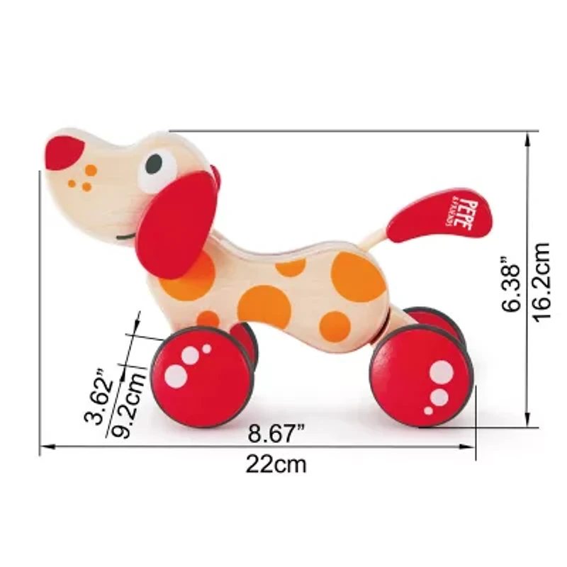 Hape Walk-A-Long Pepe Puppy Discovery Toy