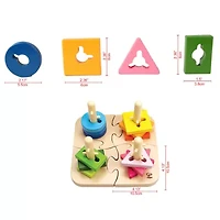 Hape Creative Peg 16 Pieces Puzzle