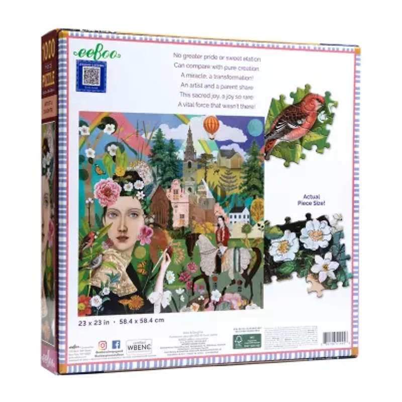 Eeboo Artist N Daughter 1000-pc. Puzzle