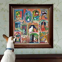 Eeboo Cats In Window 1000-pc. Puzzle