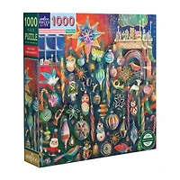 Eeboo Holiday Ornaments 1000-pc. Puzzle