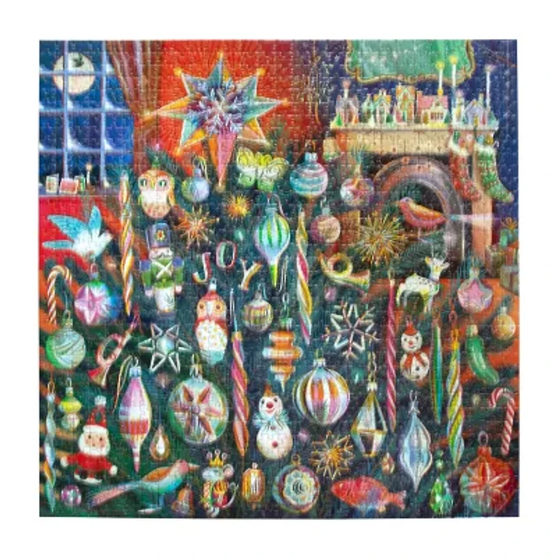 Eeboo Holiday Ornaments 1000-pc. Puzzle