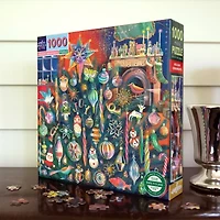 Eeboo Holiday Ornaments 1000-pc. Puzzle