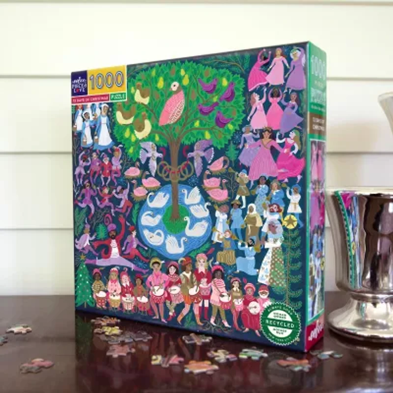 Eeboo 12 Days Of Christmas 1000-pc. Puzzle