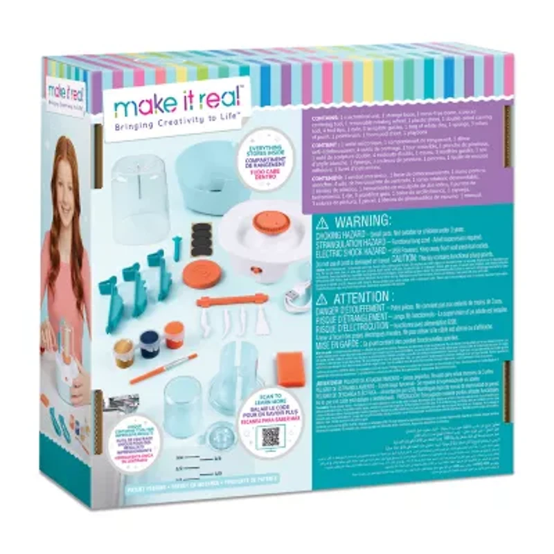 Make It Real Mini Pottery Studio Art Set