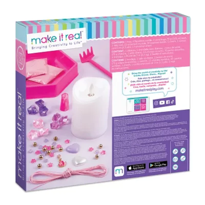 Make It Real Flameless Candle Zen Garden 50-pc. Art Set