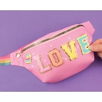 Make It Real Fashion Bum Bag W Patches 9-pc. Fashion Kit
