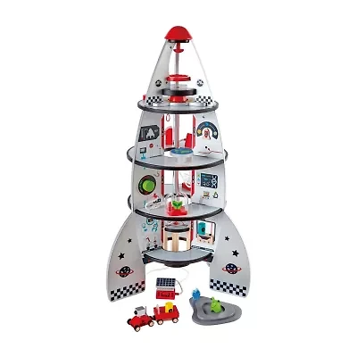 Hape Four-Stage Rocket Ship Playset Interactive Toy
