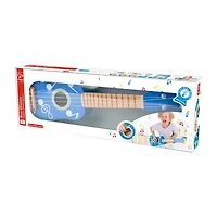 Hape Kid'S Wooden Toy Ukulele - Blue Dot Musical Instrument