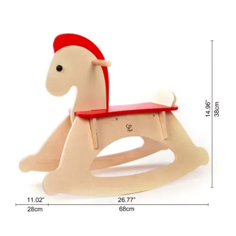Hape Wooden Rocking Horse - Beige Rocking Horse