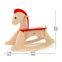 Hape Wooden Rocking Horse - Beige Rocking Horse