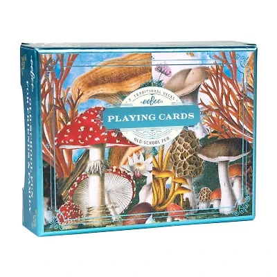 Eeboo Mushroom Playing Cards 108-pc. Card Game
