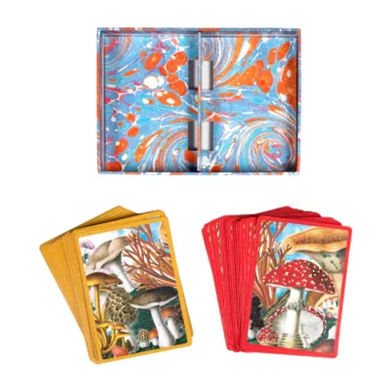 Eeboo Mushroom Playing Cards 108-pc. Card Game