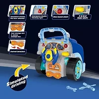 The Bubble Factory Blue Motor Car Engine Workshop Interactive Toy