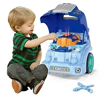 The Bubble Factory Blue Motor Car Engine Workshop Interactive Toy