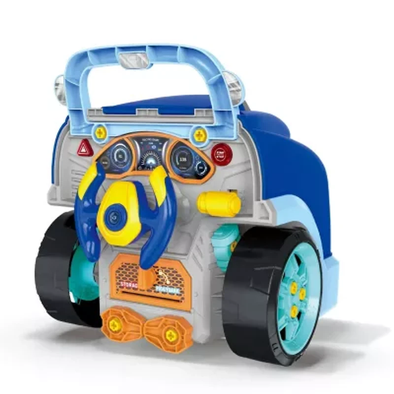 The Bubble Factory Blue Motor Car Engine Workshop Interactive Toy