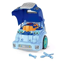 The Bubble Factory Blue Motor Car Engine Workshop Interactive Toy