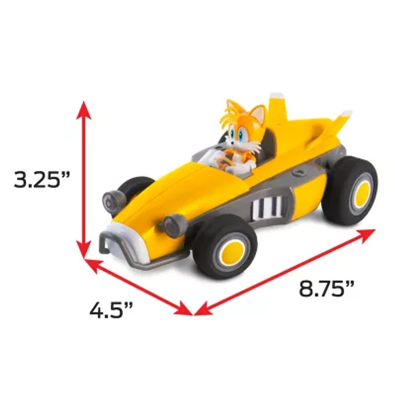 Team Racing Rc Tails The Fox 2-pc. Sonic the Hedgehog Car