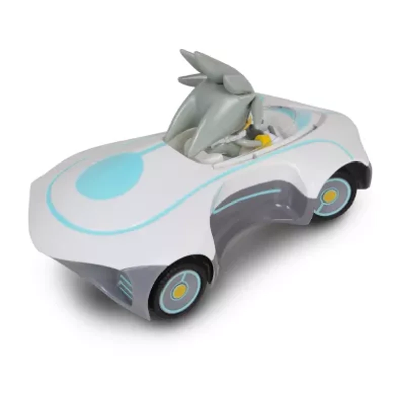 Team Racing Rc Silver 2-pc. Sonic the Hedgehog Car