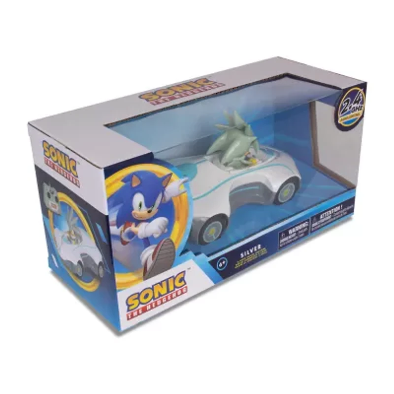 Team Racing Rc Silver 2-pc. Sonic the Hedgehog Car