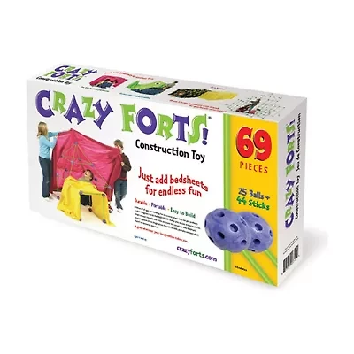 Crazy Forts 69 Piece Fort Playset Building Set 69-pc.