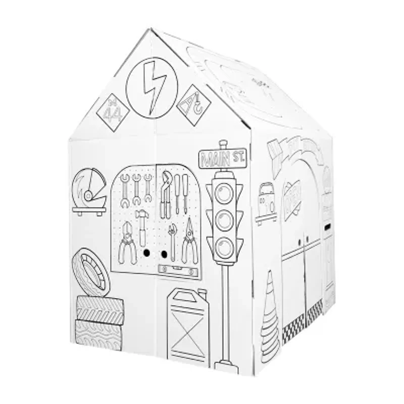 Easy Playhouse Garage Playhouse 2-pc. Coloring Set
