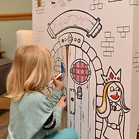 Easy Playhouse Fairy Tale Castle 2-pc. Coloring Set