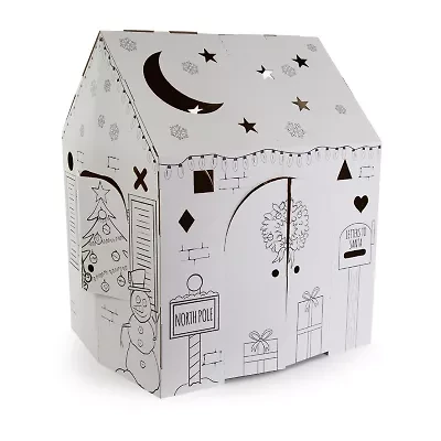 Easy Playhouse Holiday Cottage 2-pc. Coloring Set
