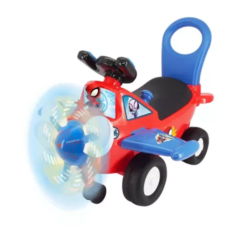 Spidey Activity Plane Ride-On Car