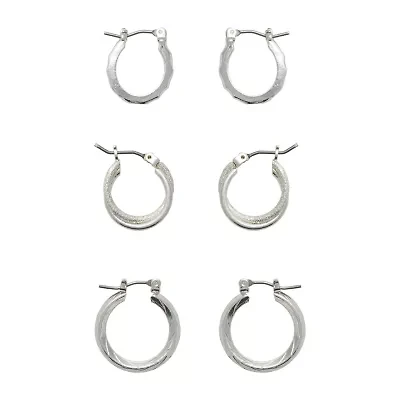Mixit Womens 3 Pair Earring Set
