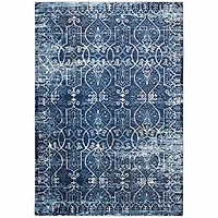 Rizzy Home Panache Collection Vivienne Scroll Rectangular Rugs