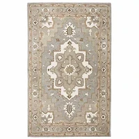 Rizzy Home Suffolk Collection Elaina Medallion Rectangular Rugs