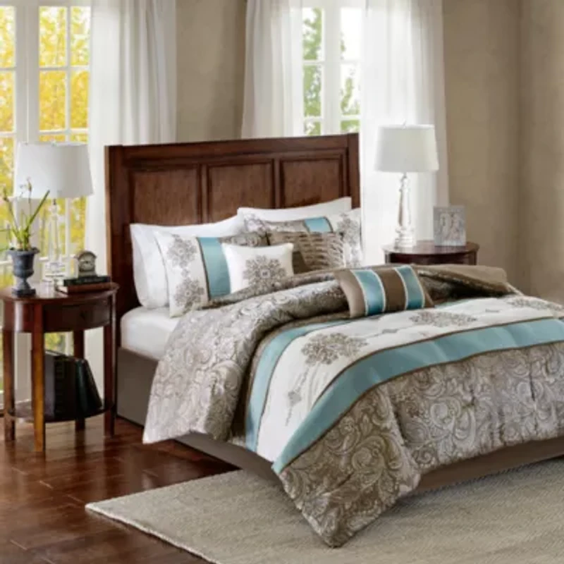 Madison Park Lorraine Jacquard 7-pc. Comforter Set