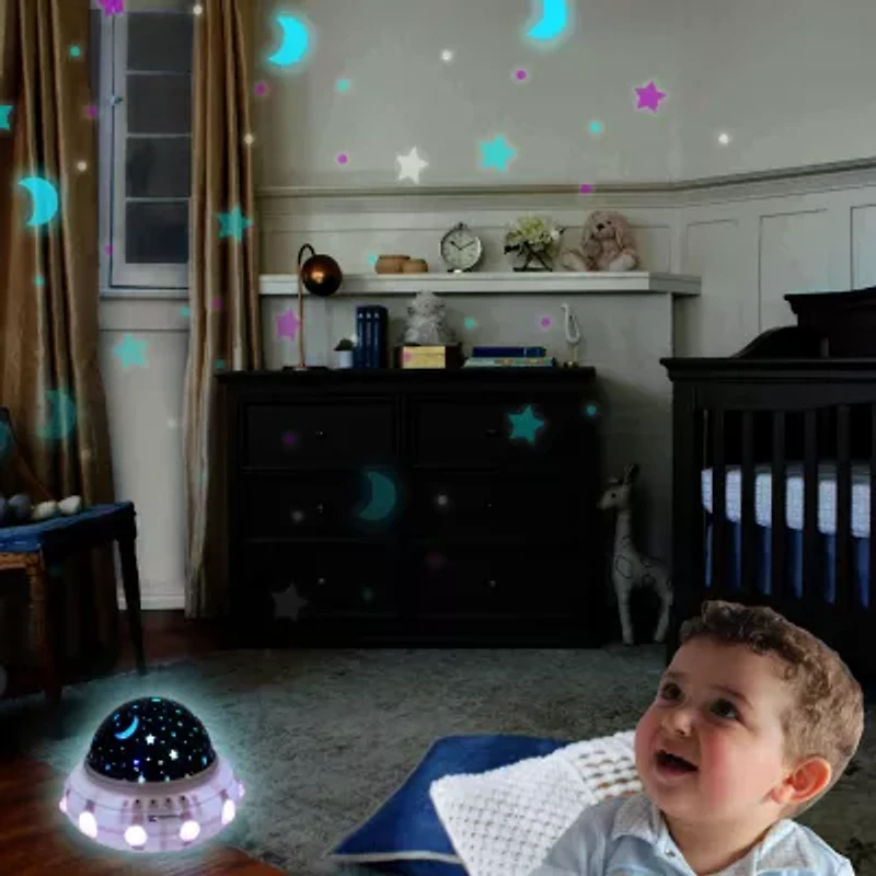 LINSAY® SL1KW Baby Smart Kids Toy Lamp Projector Universe LED Light Show Lullabies