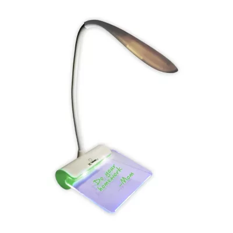 LINSAY® Smart LED Lamp Touch Kids Toy with Notepad Lighting and 2 USB Charger Multi-Charging Station