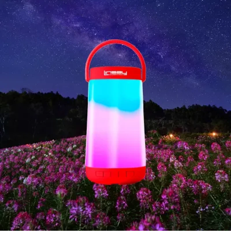 LINSAY® LED Light Party Show Indoor/Outdoor Bluetooth Speaker