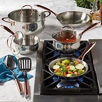 Denmark Stainless Steel 10-pc. Cookware Set