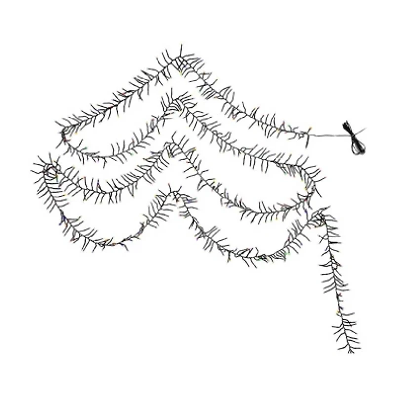 Kurt Adler CUL 1000-Light 33-Foot Cluster Garland with Multi-Color 3MM LED Bulbs