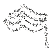 Kurt Adler CUL 1000-Light 33-Foot Cluster Garland with Warm White 3MM LED Bulbs