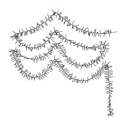 Kurt Adler 2000-Light 65-Foot Cluster Garland with Classic White LED  Lights