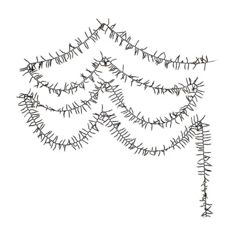 Kurt Adler 3000-Light 98-Foot Cluster Garland with Classic White LED Lights